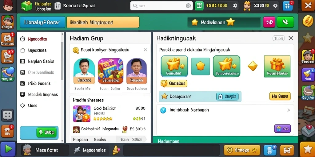 Tampilan antarmuka yang menarik dan user-friendly.