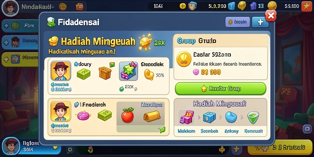 Tampilan utama game N9TURBO yang memukau.