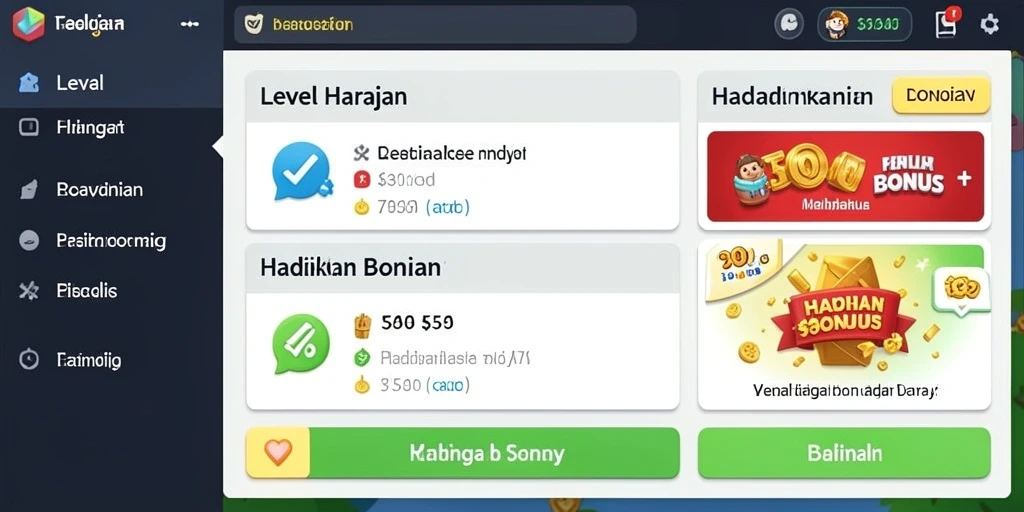 Tampilan antarmuka yang intuitif dan menarik.