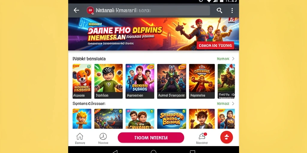 Tangkapan layar menunjukkan antarmuka permainan yang intuitif.